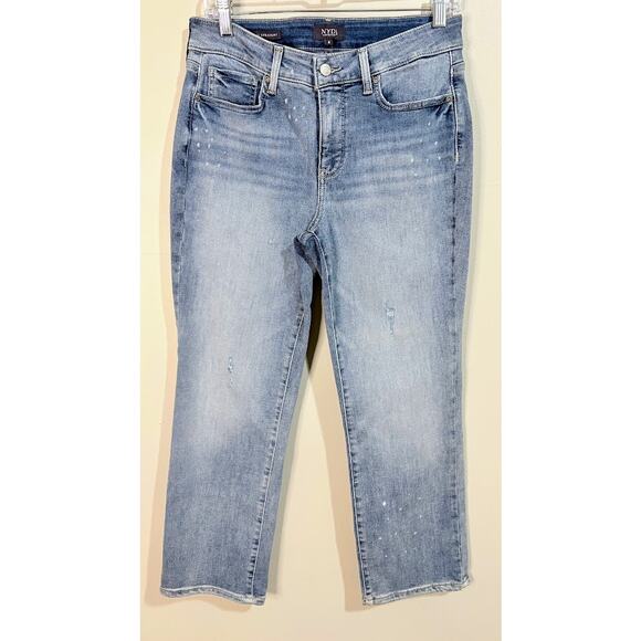 NYDJ Women's Marilyn Straight Ankle Jeans Lift Tuck Technology Jeans Size 8 - Picture 1 of 7